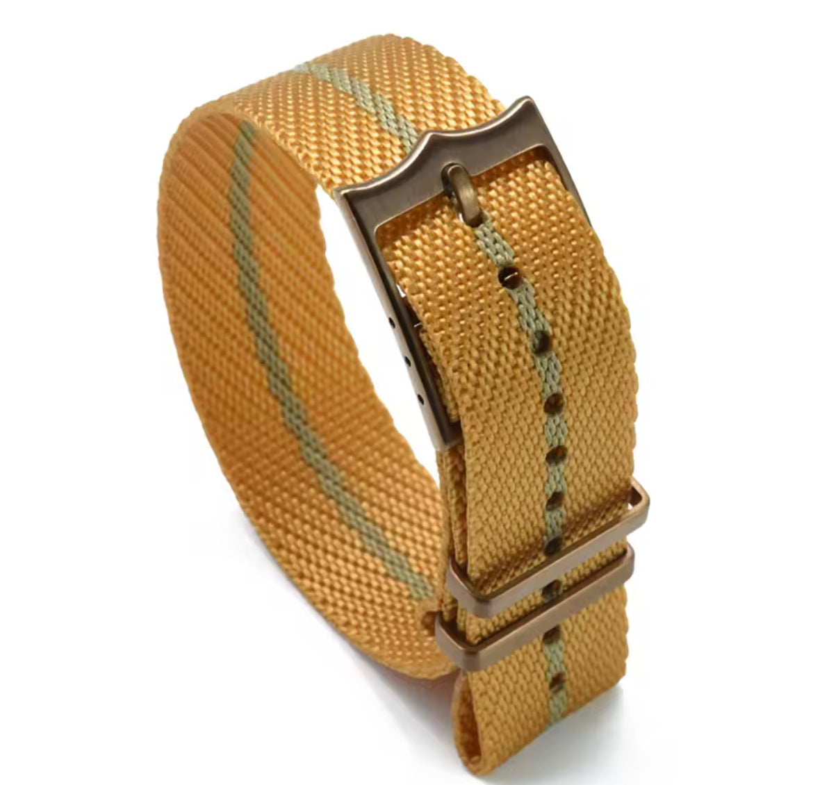 Tudor FDX Black Bay Bronze NATO No logo Strap All Colors
