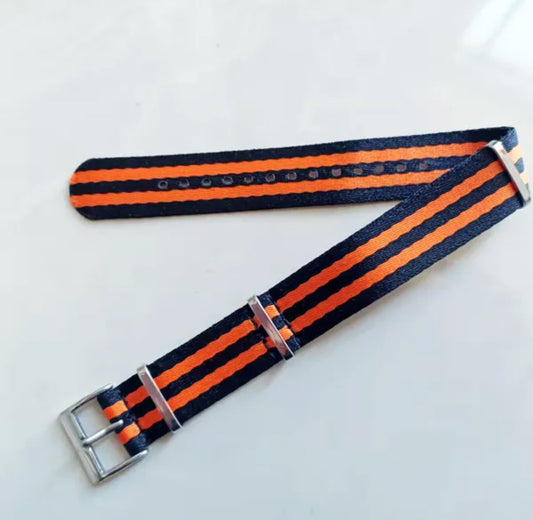 Omega  Seamaster Spectre Orange x Black Ballistic 20mm Replacement NATO Strap