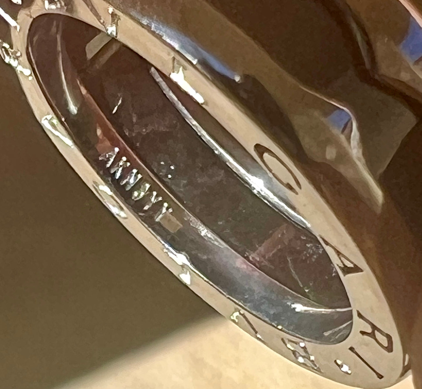 BVLGARI BZero 1 Save The Children Chrome SS / Black USA Size 9 Ring