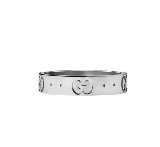 Gucci Icon Chrome SS USA Size 9 Ring