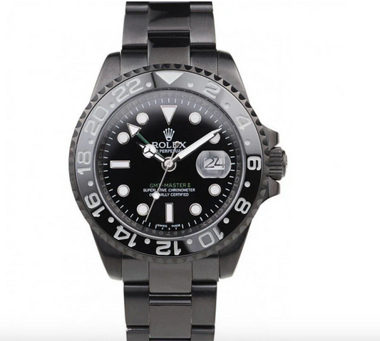 Rolex GMT Master II Full PVD Pro-Hunter All Black  Edition Watch
