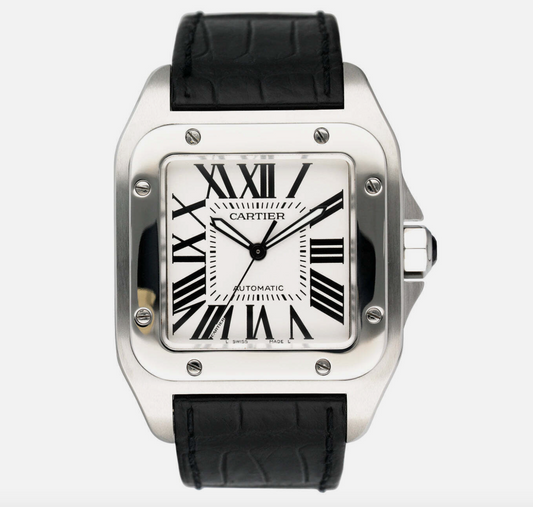 Cartier Santos-100 XL W20073X8 Stainless Steel Mens Watch