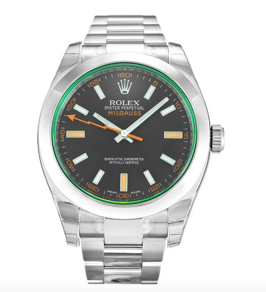 ROLEX Oyster Perpetual MILGAUSS Black dial 116400 GV Watch