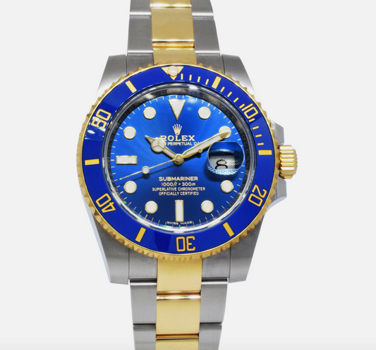 Rolex Submariner Gold/Steel Blue 40mm 116613 "Quartz" Budget price Watch