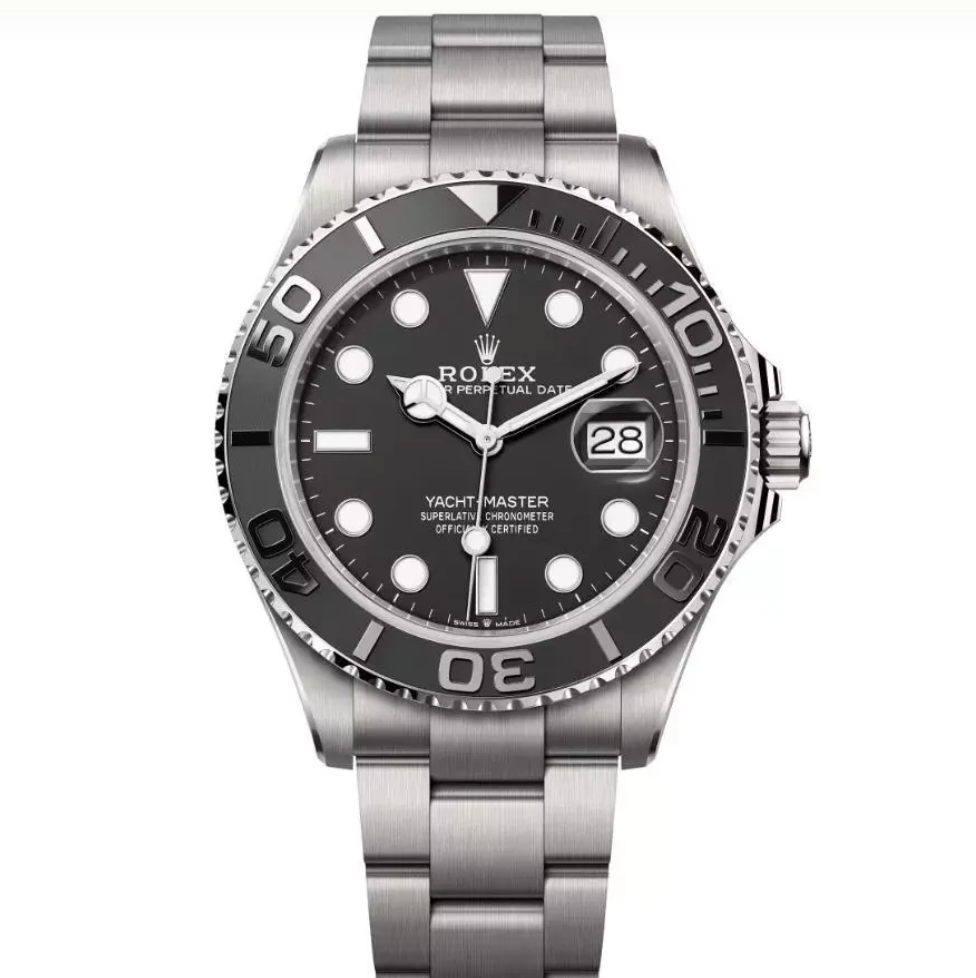Rolex Yacht Master "Titanium Look " 226627 42mm Black Dial Best Edition 3235 Movement Watch