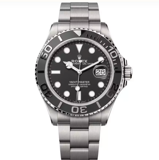 Rolex Yacht Master "Titanium Look " 226627 42mm Black Dial Best Edition 3235 Movement Watch