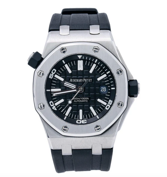 AUDEMARS PIGUET ROYAL OAK OFFSHORE CHRONOGRAPH 15703ST 42MM BLACK DIAL WITH RUBBER BRACELET Watch
