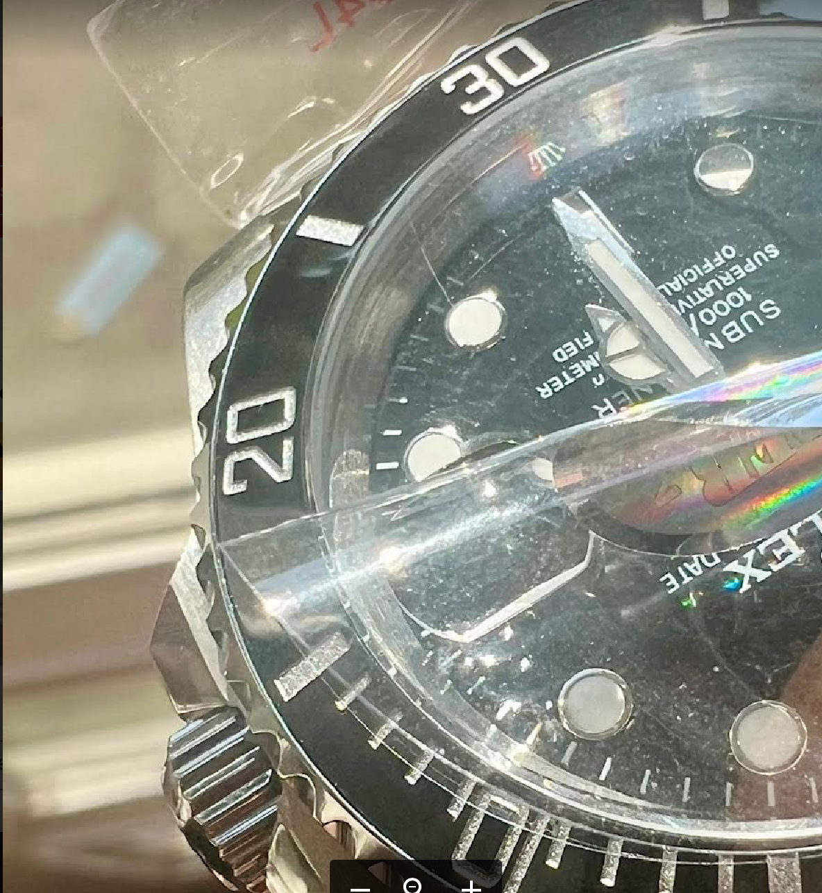 Rolex GMT-Master II GMT Black Dial Batman Bezel Men's 126710 Watch