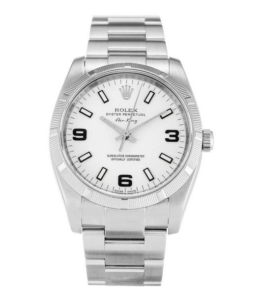 Rolex Oyster Perpetual Explorer Oyster steel White Quarter 114210 Watch