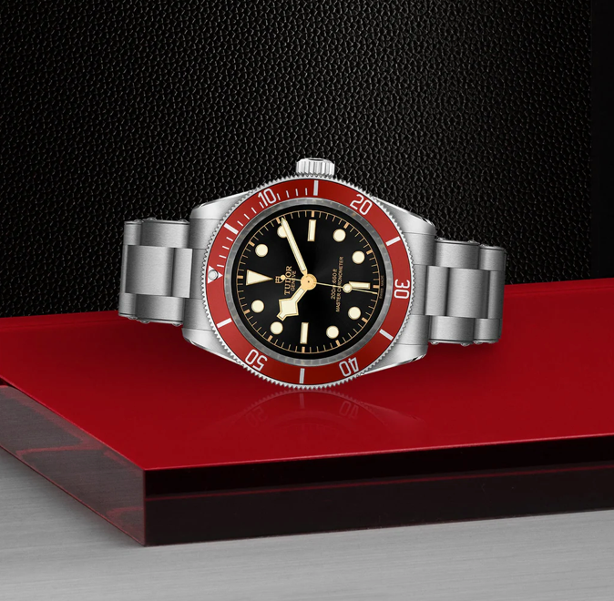 Tudor Black Bay Automatic red Bezel No Date  Stainless Steel 41mm No. M7941A1A0RU-0003 Watch