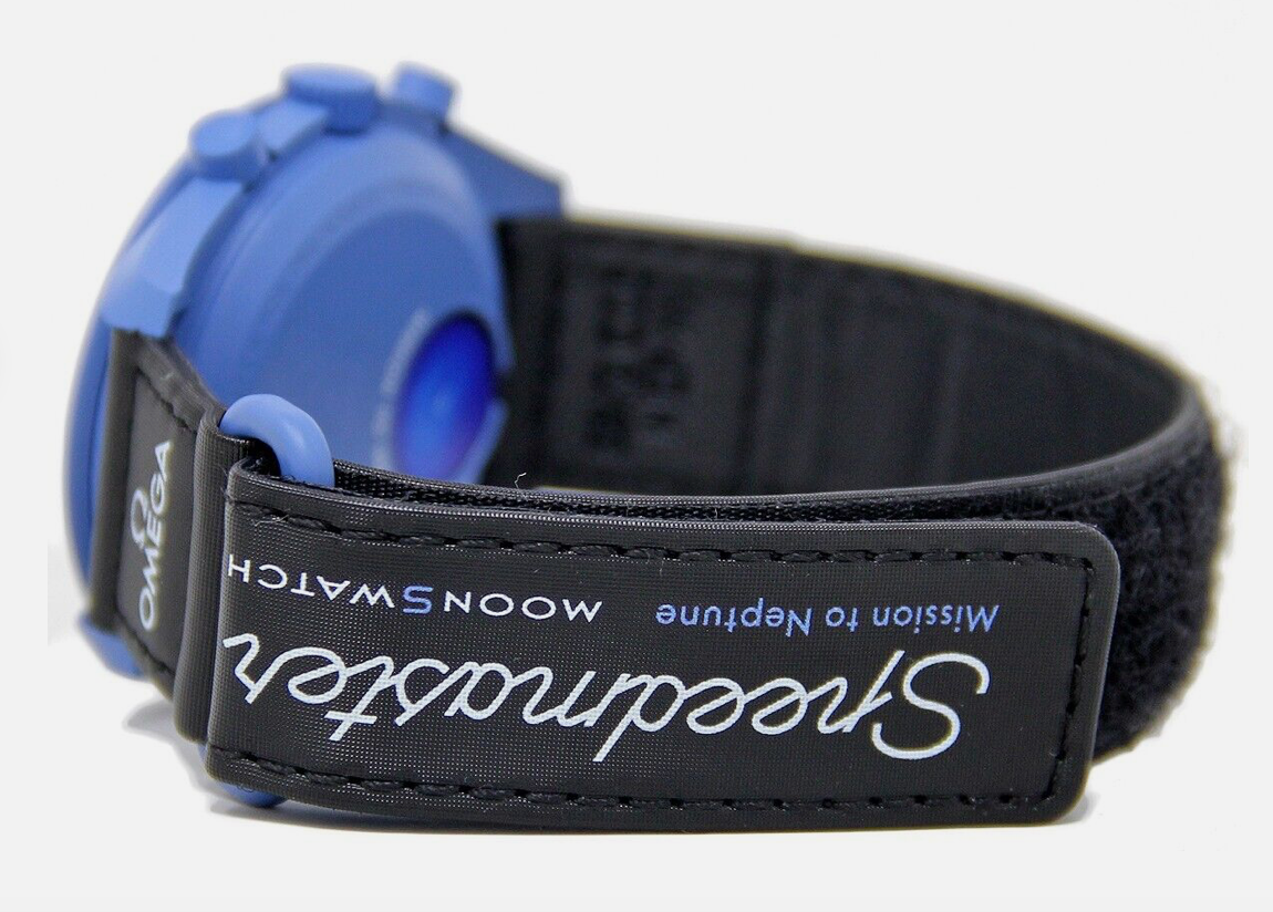 Swatch x Omega Mission To Neptune Moonswatch Blue SO33N100 watch